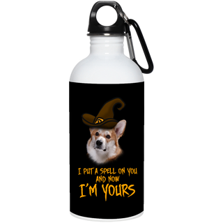 I Put A Spell On You Corgi Water Bottles