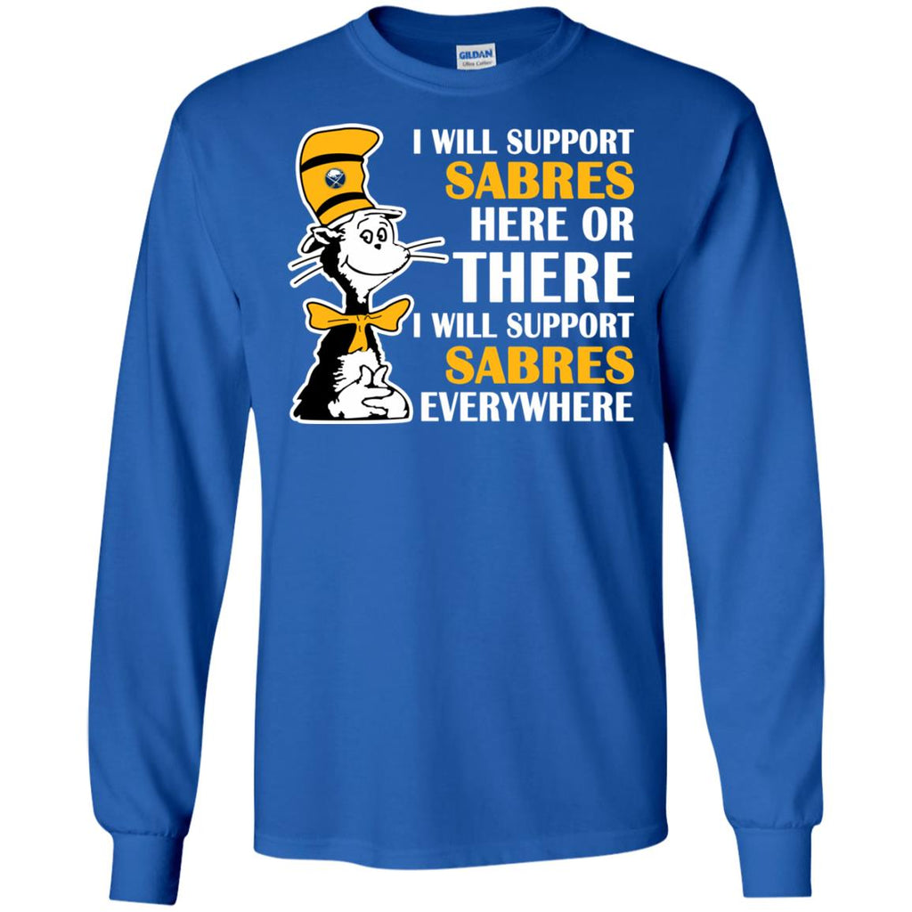 I Will Support Everywhere Buffalo Sabres T Shirts – Best Funny Store