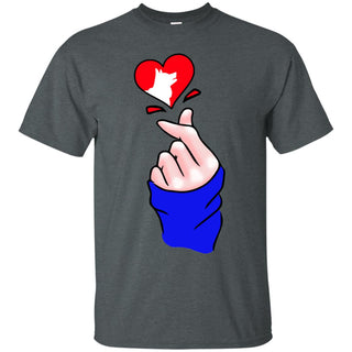 Heart Shape Husky T Shirts