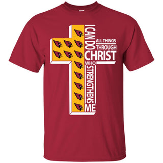 I Can Do All Things Through Christ Arizona Cardinals T Shirts