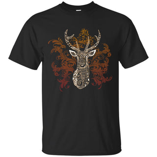Deer Zentangle Style T Shirts