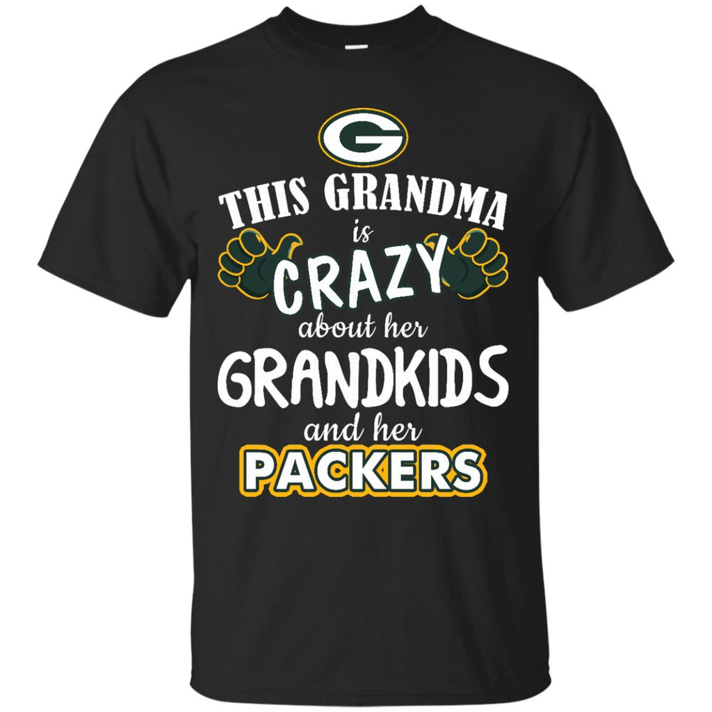 This Grandma Is Crazy About Her Grandkids And Her Green Bay Packers T Shirts