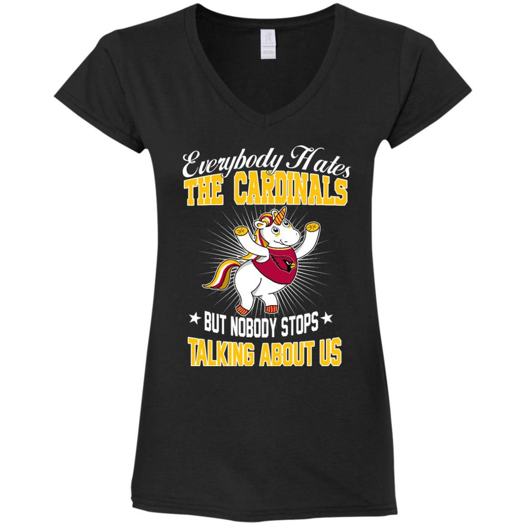 Nobody Stops Talking About Us Arizona Cardinals T Shirt - Best Funny Store