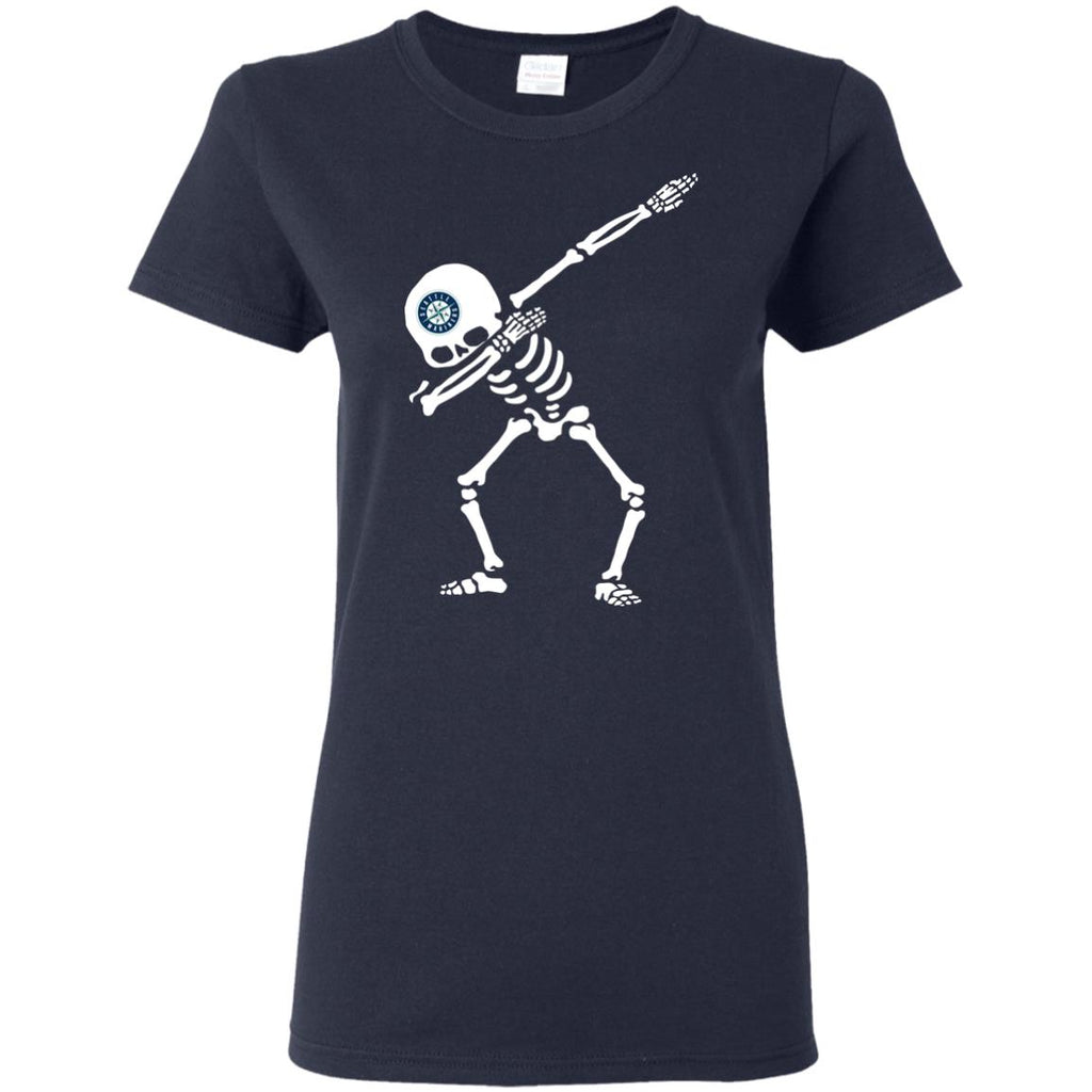 Dabbing Skull Seattle Mariners T Shirts