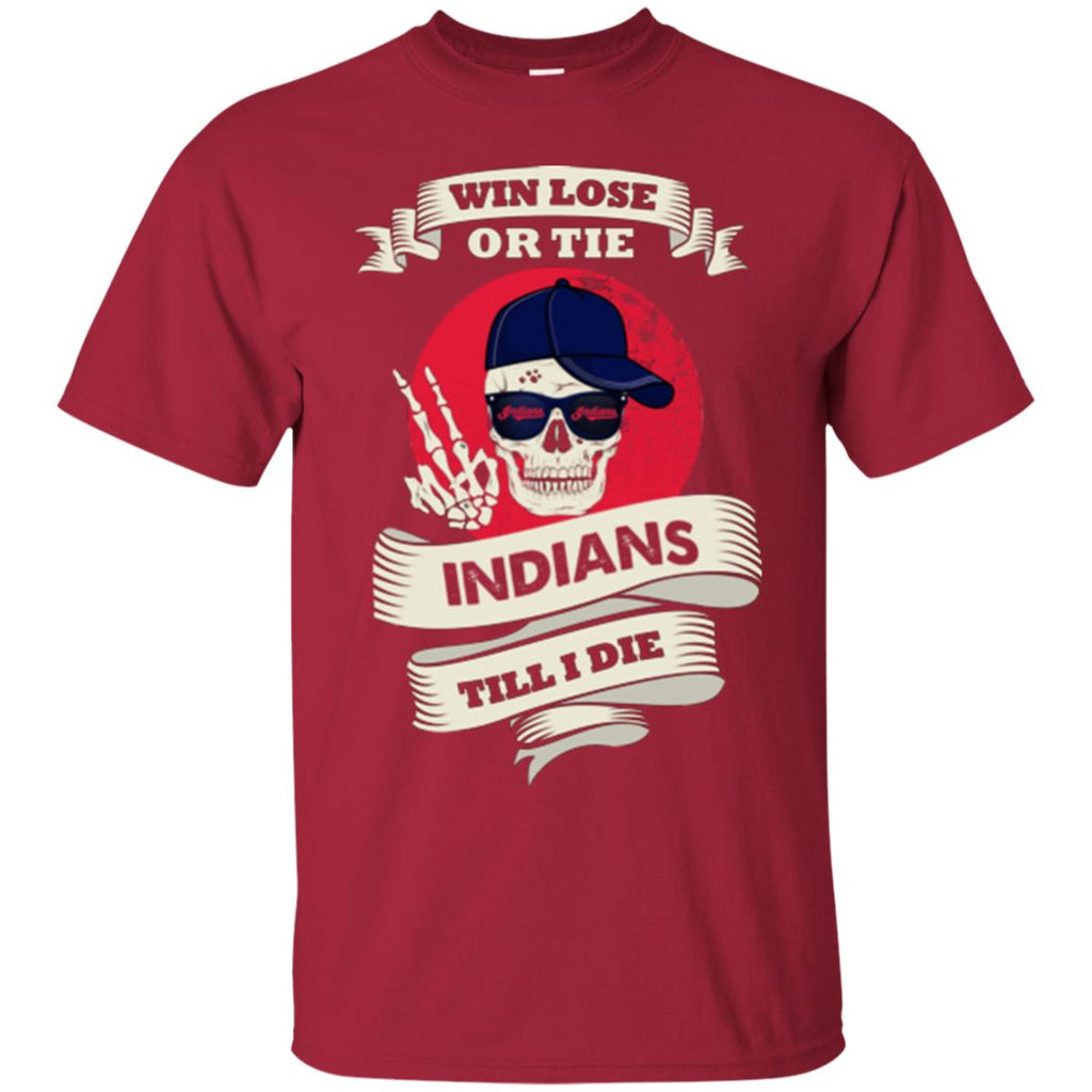 Skull Say Hi Cleveland Indians T Shirts