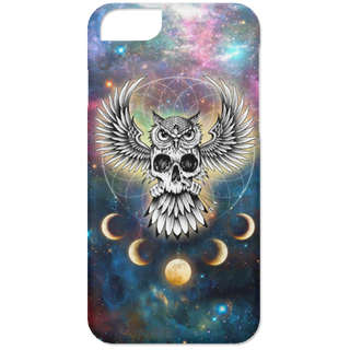 Skull Space Pattern Owl Phone Cases