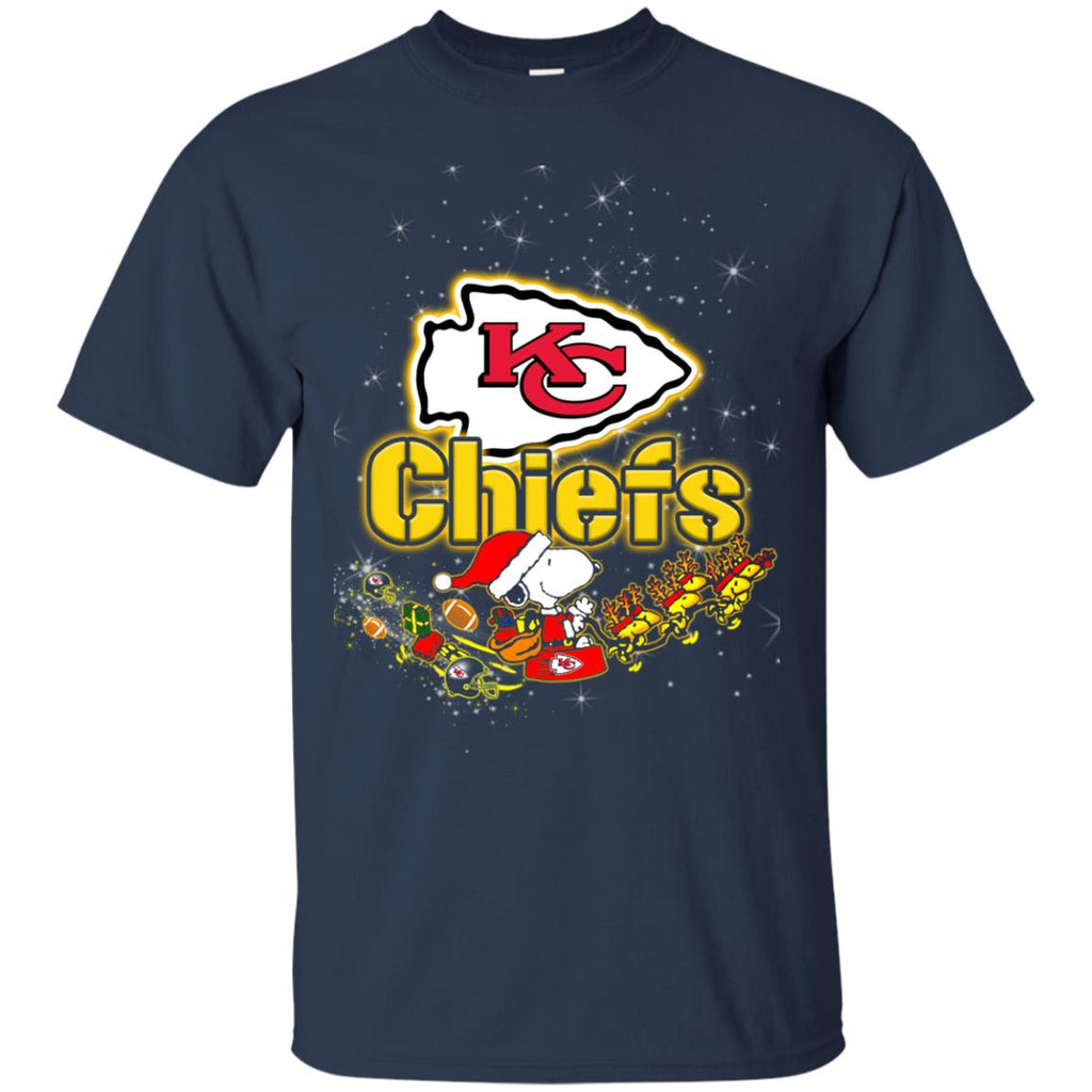 Snoopy Christmas Kansas City Chiefs T Shirts