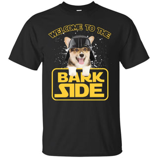 Corgi Welcome To The Bark Side Tee Shirt