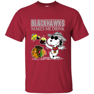 Chicago Blackhawks Make Me Drinks T Shirts