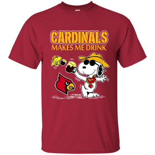 Louisville Cardinals Make Me Drinks T Shirts