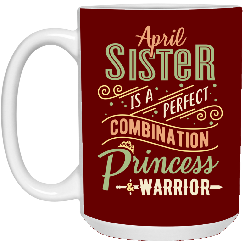 April Sister Combination Princess And Warrior Mugs