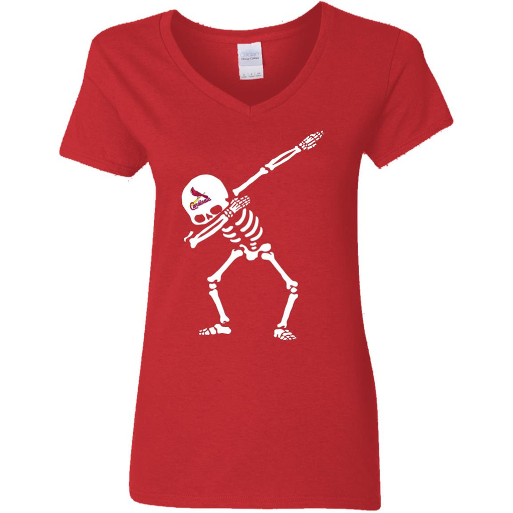 Dabbing Skull St. Louis Cardinals T Shirts