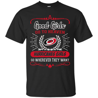 Good Girls Go To Heaven Carolina Hurricanes Girls T Shirts