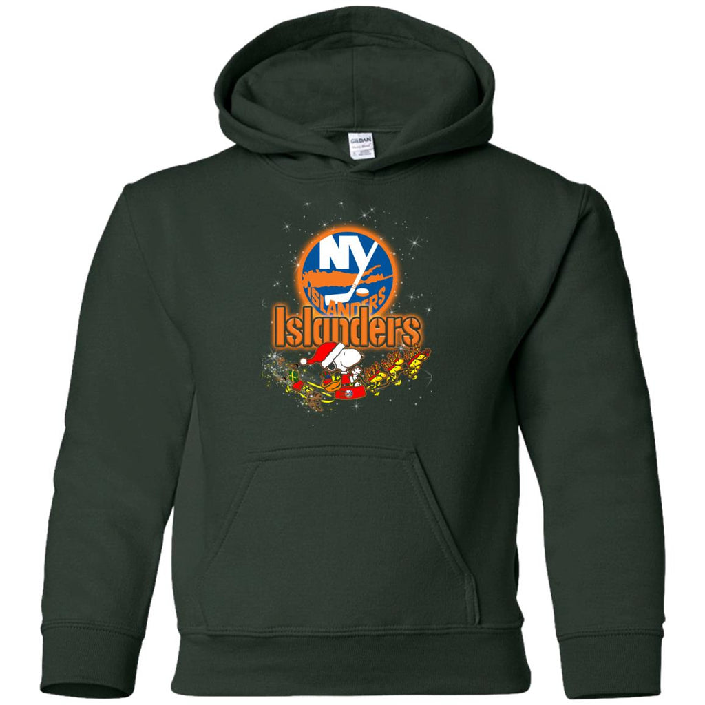 Snoopy Christmas New York Islanders T Shirts