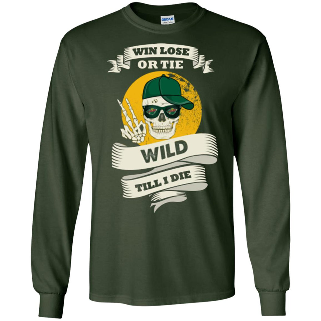 Skull Say Hi Minnesota Wild T Shirts