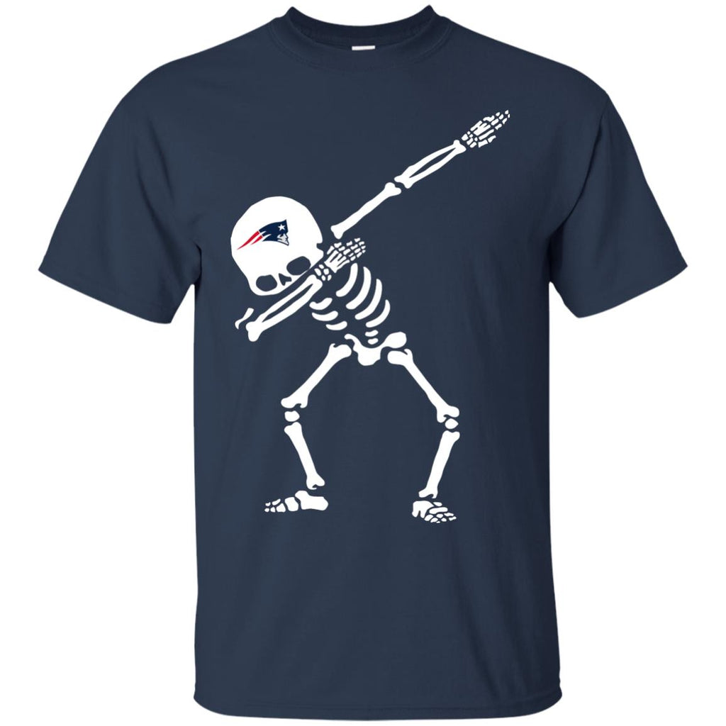 Dabbing Skull New England Patriots T Shirts