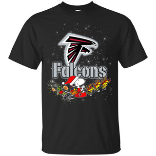 Snoopy Christmas Atlanta Falcons T Shirts