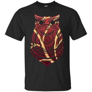 Beautiful Tribal Owl Print T Shirts Ver 2