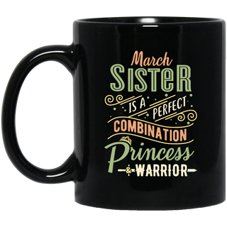 March Sister Combination Princess And Warrior Mugs