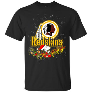 Snoopy Christmas Washington Redskins T Shirts