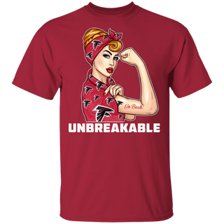 Beautiful Girl Unbreakable Go Atlanta Falcons T Shirt