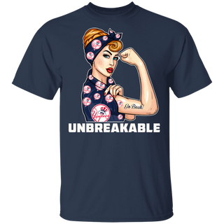 Beautiful Girl Unbreakable Go New York Yankees T Shirt