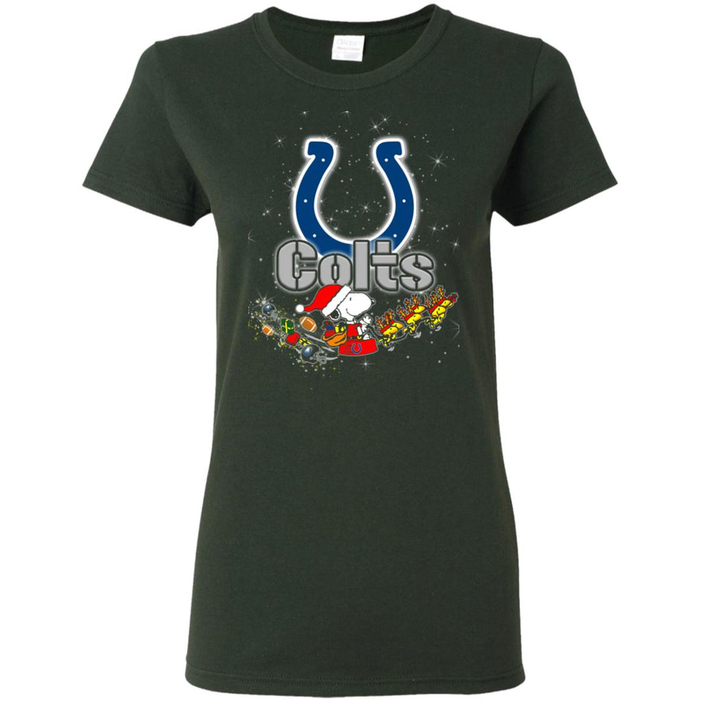 Snoopy Christmas Indianapolis Colts T Shirts