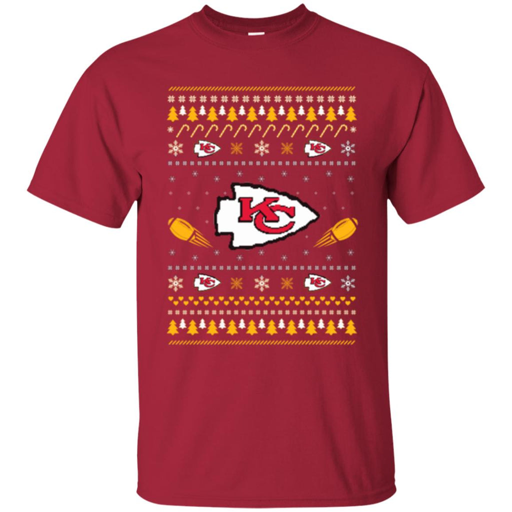 Kansas City Chiefs Stitch Knitting Style Ugly T Shirts