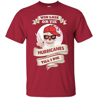 Skull Say Hi Carolina Hurricanes T Shirts