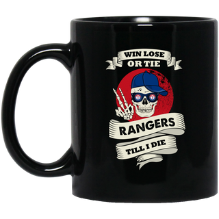 Skull Say Hi Texas Rangers Mugs