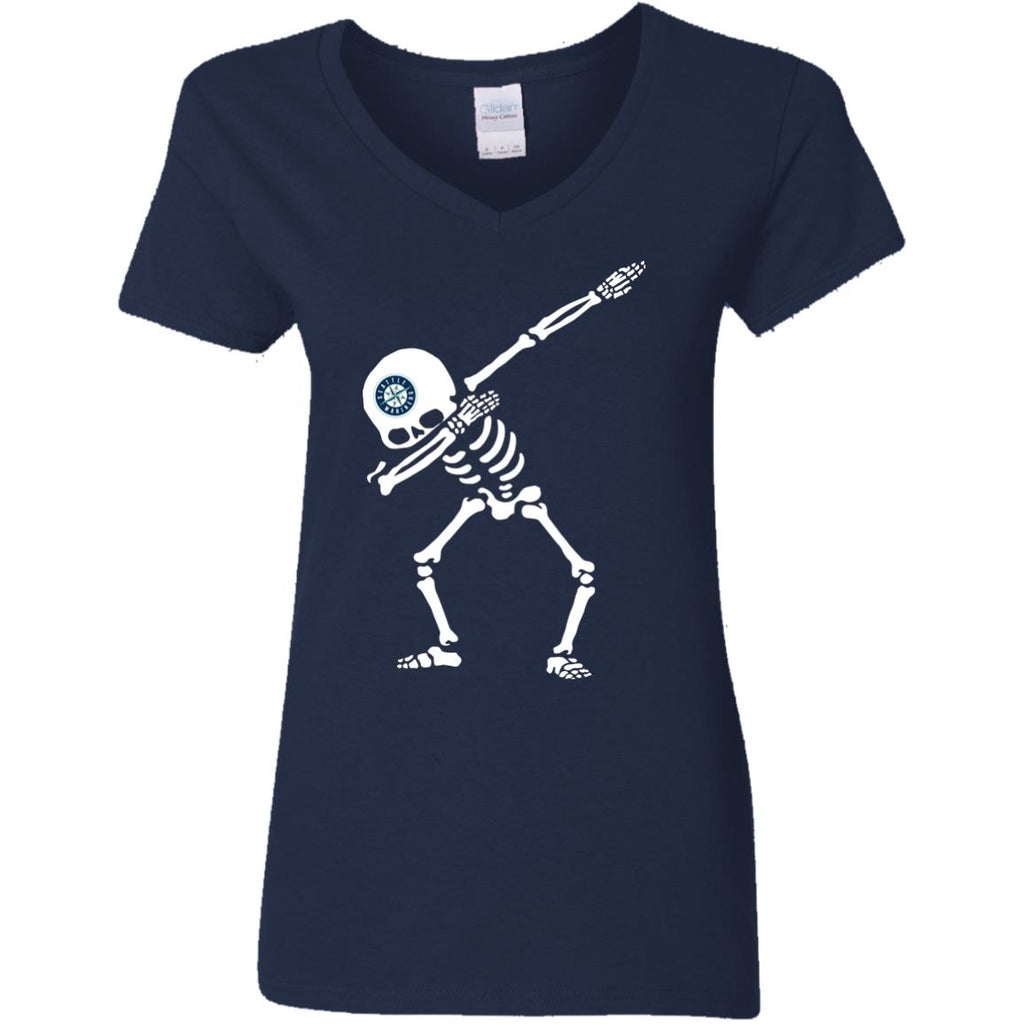 Dabbing Skull Seattle Mariners T Shirts