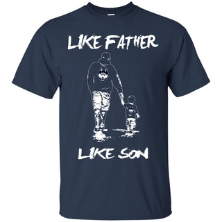 Like Father Like Son Connecticut Huskies T Shirt