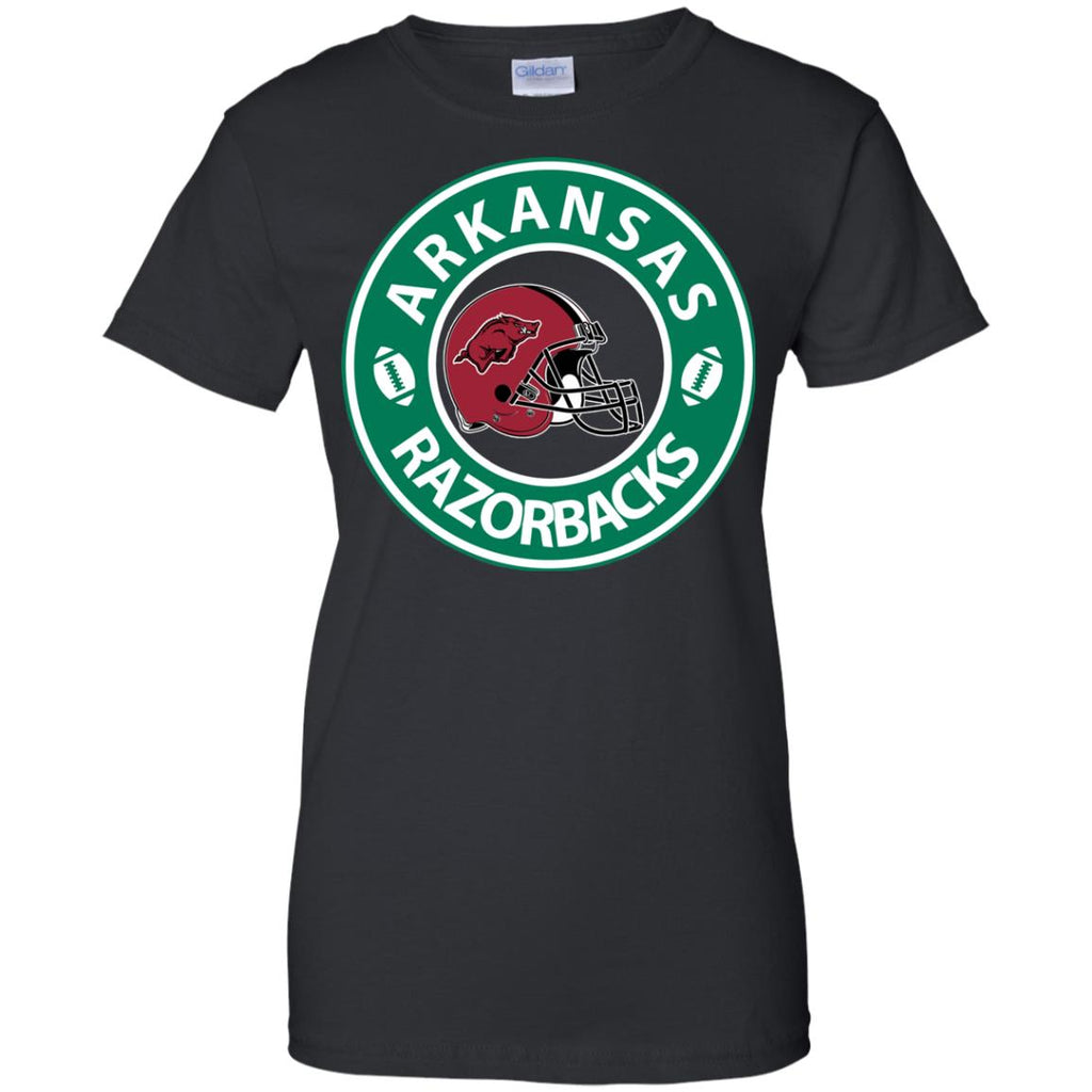 Starbucks Coffee Arkansas Razorbacks T Shirts