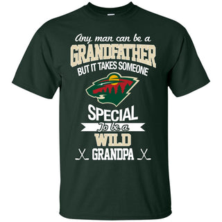 It Takes Someone Special To Be A Minnesota Wild Grandpa T Shirts