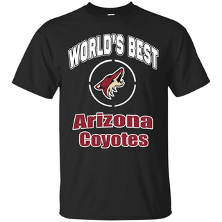 Amazing World's Best Dad Arizona Coyotes T Shirts