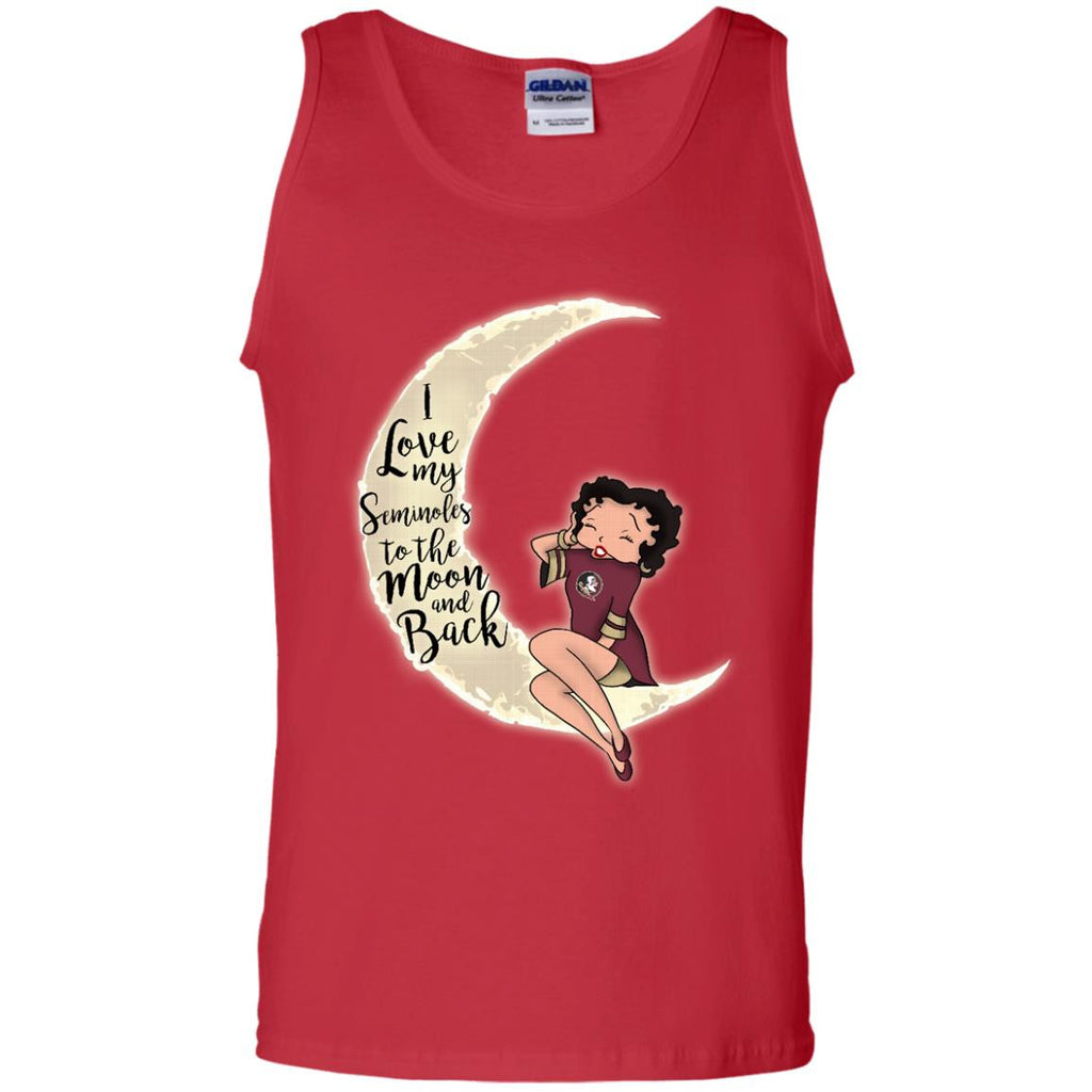 BB I Love My Florida State Seminoles To The Moon And Back T Shirt - Best Funny Store