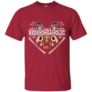 I Am A Redskinsaholic Washington Redskins T Shirts