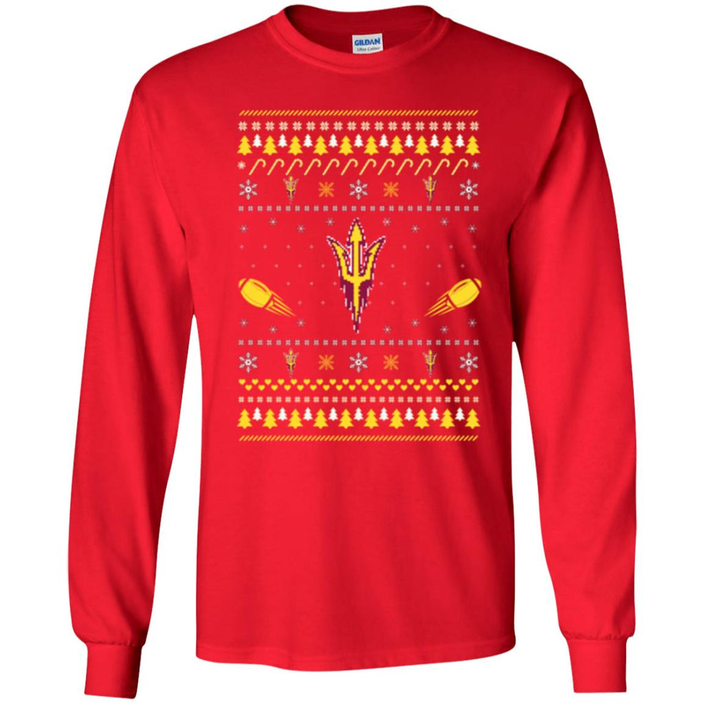 Arizona State Sun Devils Stitch Knitting Style Ugly T Shirts