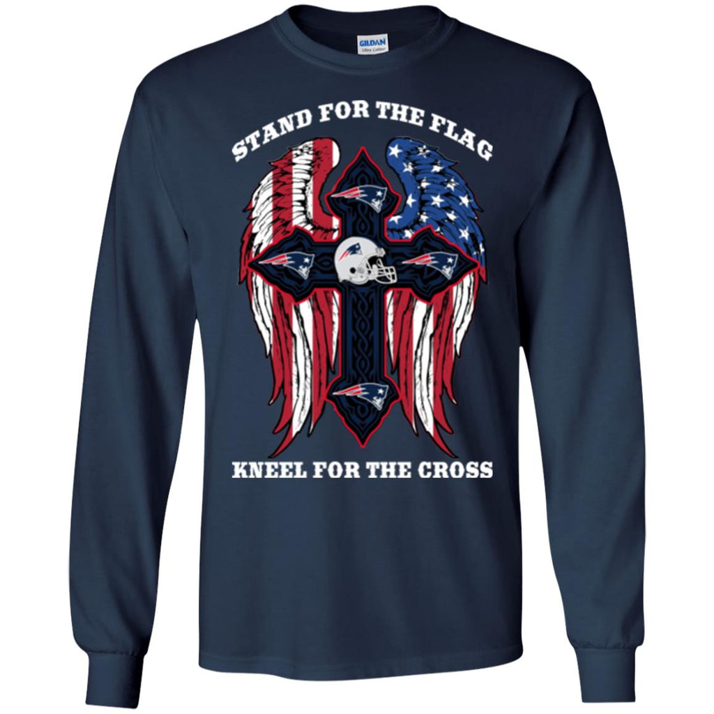 Stand For The Flag Kneel For The Cross New England Patriots T Shirts