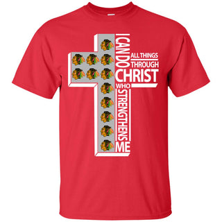 I Can Do All Things Through Christ Chicago Blackhawks T Shirts