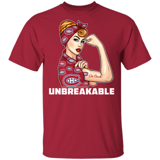 Beautiful Girl Unbreakable Go Montreal Canadiens T Shirt
