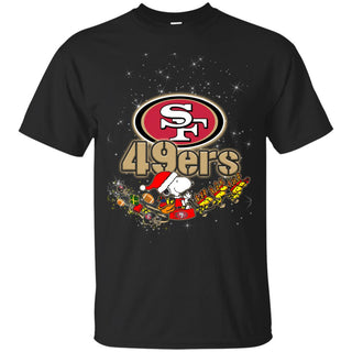 Snoopy Christmas San Francisco 49ers Tshirt For Fans