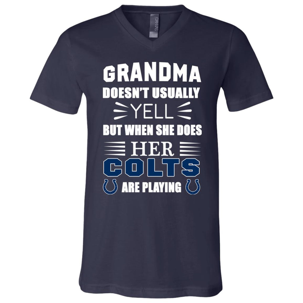 Grandma Doesn't Usually Yell Indianapolis Colts T Shirts