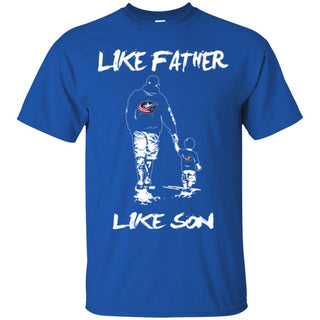 Like Father Like Son Columbus Blue Jackets T Shirt