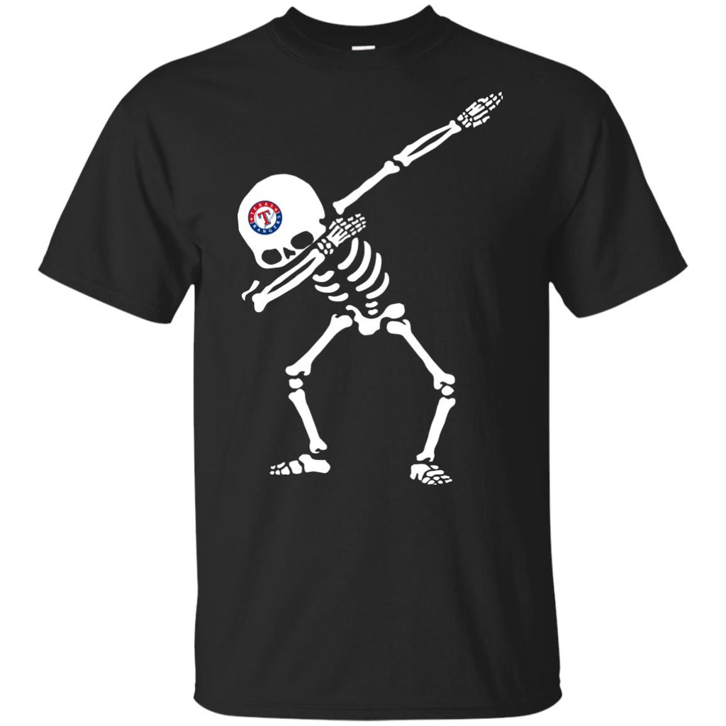 Dabbing Skull Texas Rangers T Shirts