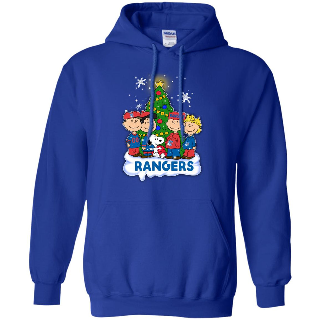 Snoopy The Peanuts New York Rangers Christmas T Shirts