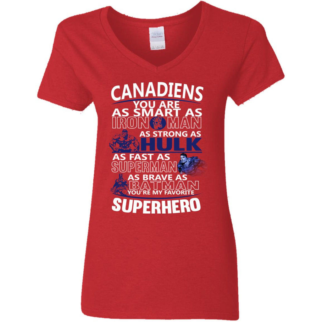 Montreal Canadiens You're My Favorite Super Hero T Shirts