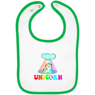 Time To Be A Unicorn Snap Bibs