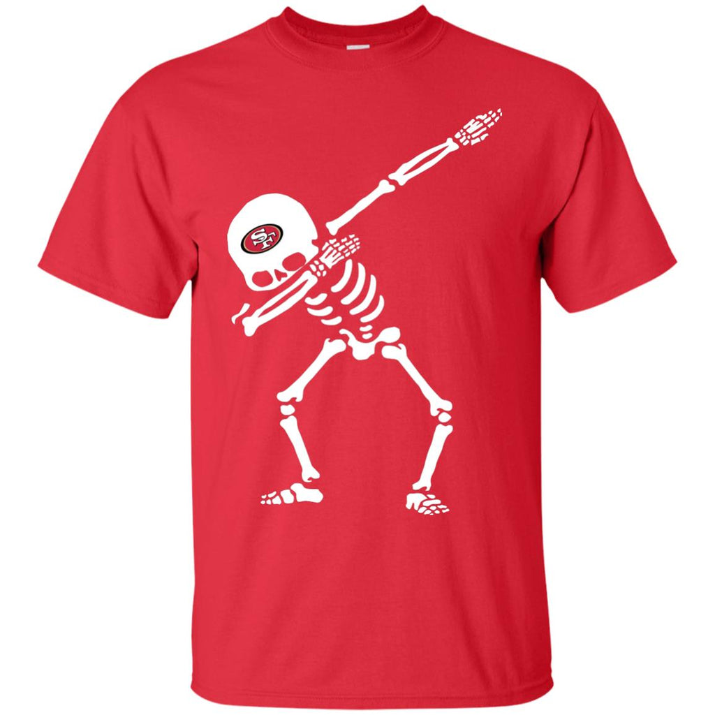 Dabbing Skull San Francisco 49ers Tshirt For Fans