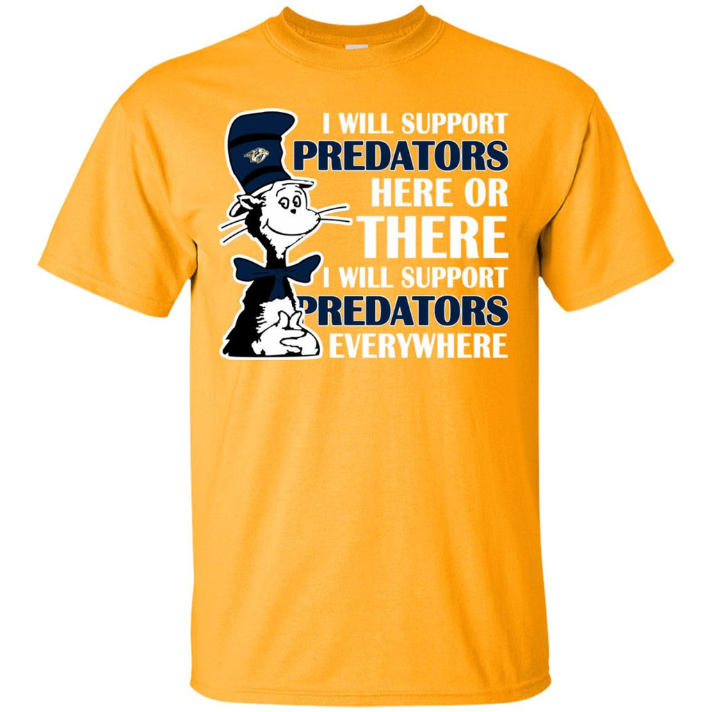 I Will Support Everywhere Nashville Predators T Shirts – Best